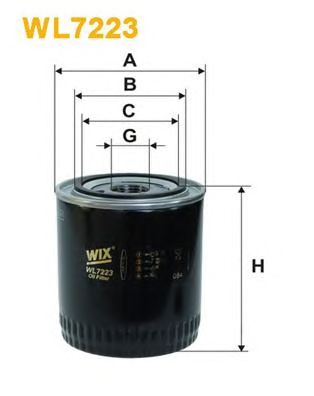 WIX FILTERS wl7223 -  Масляный фильтр